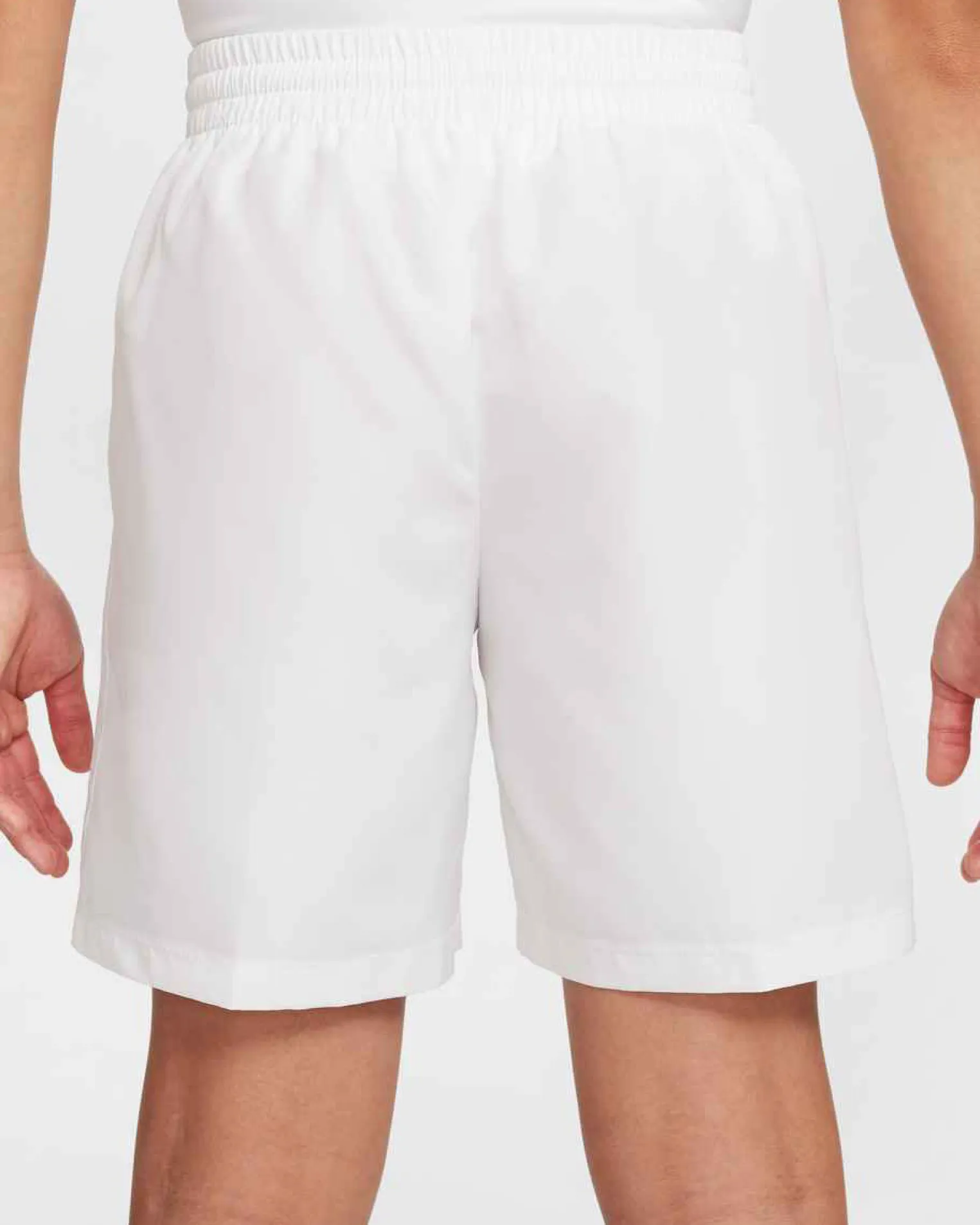 SHORT DF MULTI WVN WHITE