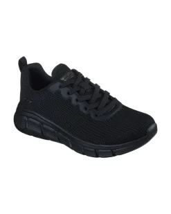 SKECHERS BOBS B FLEX - VISIONARY ESSENCE - Sneakers nera con tomaia in maglia e soletta ammortizzata memory foam