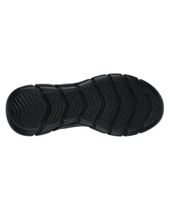 SKECHERS BOBS B FLEX - VISIONARY ESSENCE - Sneakers nera con tomaia in maglia e soletta ammortizzata memory foam