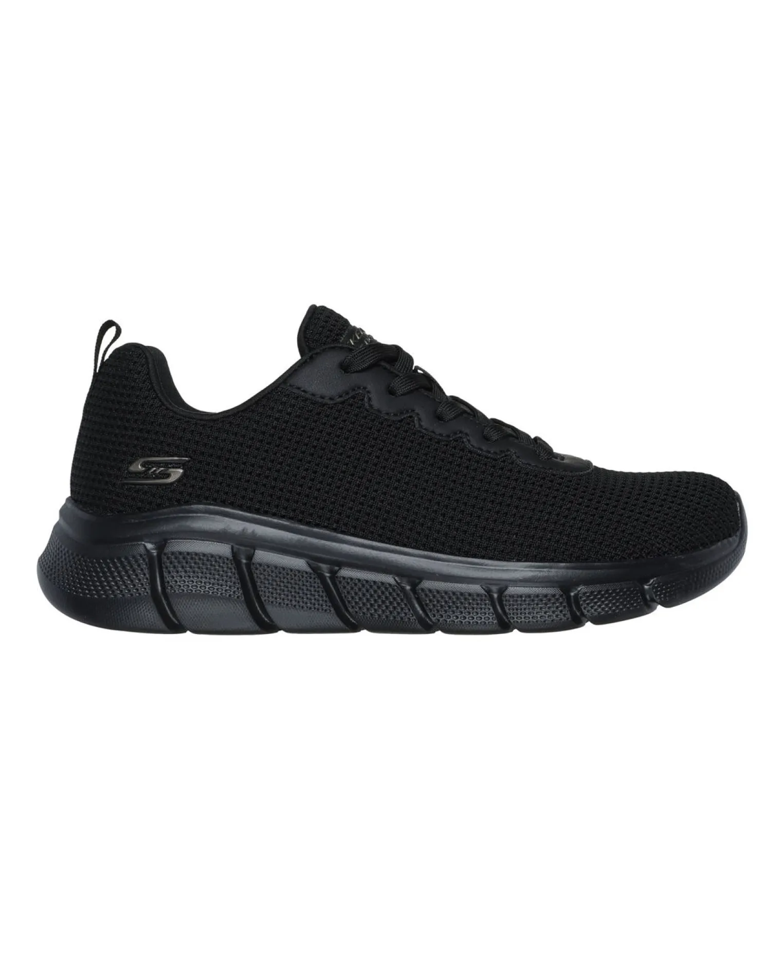 SKECHERS BOBS B FLEX - VISIONARY ESSENCE - Sneakers nera con tomaia in maglia e soletta ammortizzata memory foam
