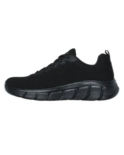 SKECHERS BOBS B FLEX - VISIONARY ESSENCE - Sneakers nera con tomaia in maglia e soletta ammortizzata memory foam