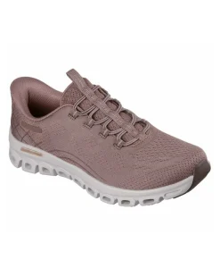 SKECHERS - GLIDE - STEP ELEVATE - AMAZE - Sneakers marrone con intersuola ammortizzata geometrica