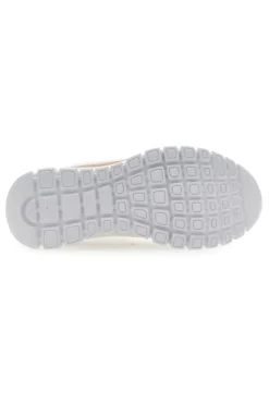 SKECHERS GRACEFUL - GET CONNECTED - Sneakers bianca con motivo a zigzag e soletta ammortizzata memory foam