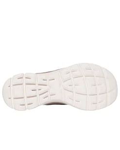 SKECHERS - SUMMITS PLUS - SOFT LUSTER - Sneakers nera con tomaia in mesh e dettagli glitterati rosa