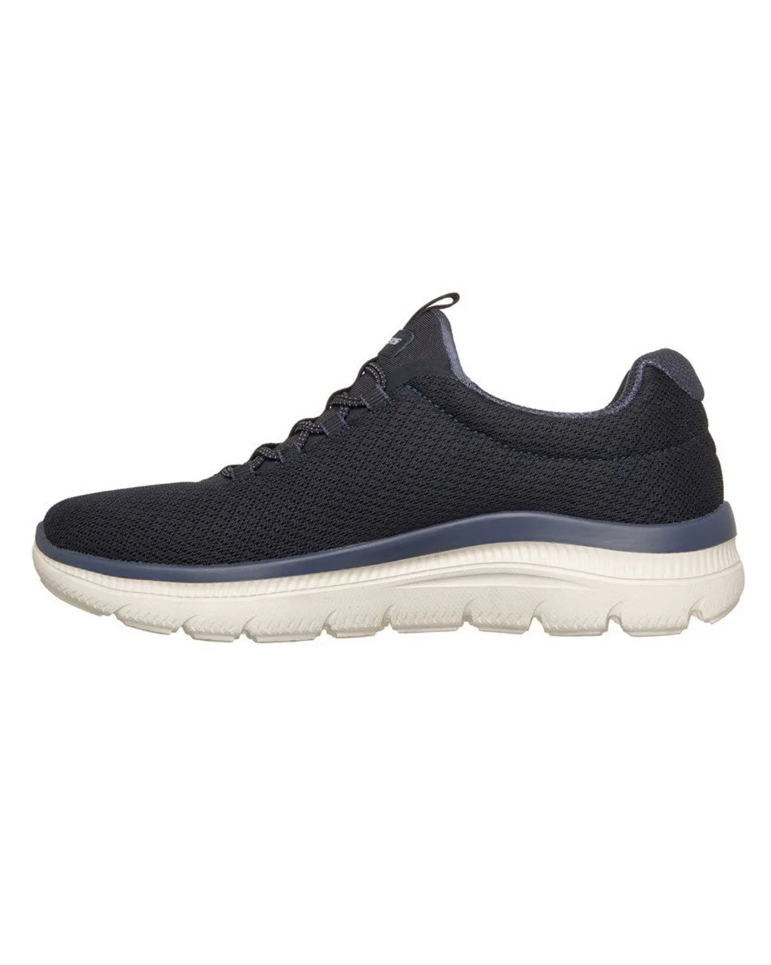 SKECHERS - SUMMITS PLUS - SUMMER HAZE - Sneakers blu con doppi lacci elastici