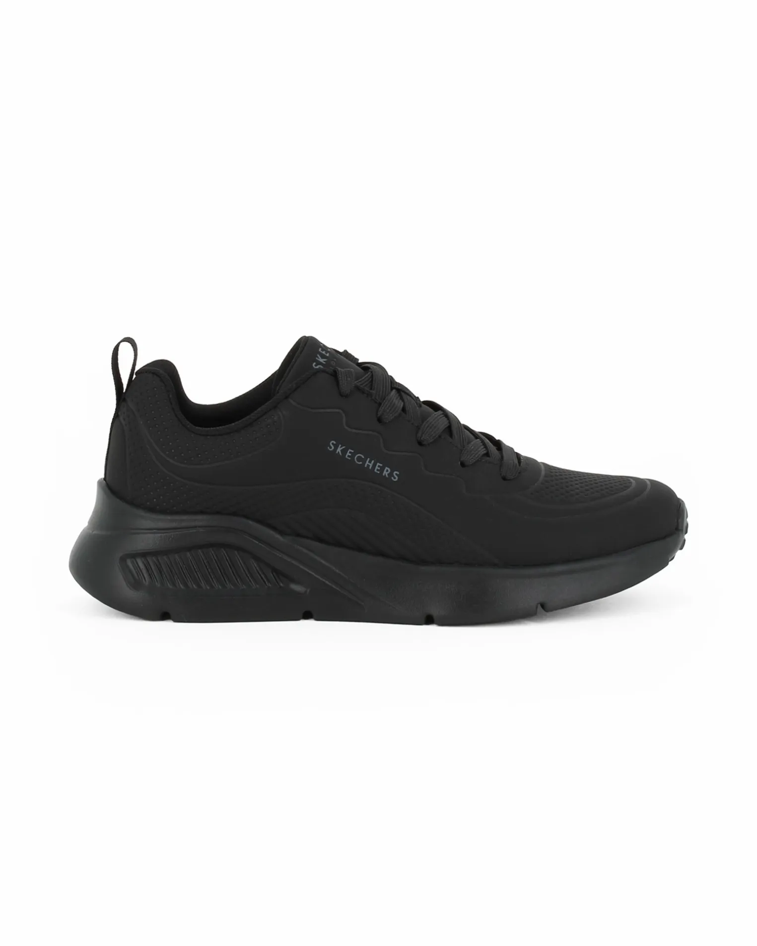 SKECHERS UNO LITE LIGHTER ONE - Sneakers nera da uomo