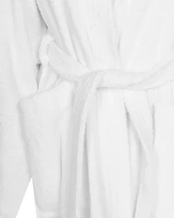 SOLO SOPRANI - Accappatoio unisex con cappuccio bianco