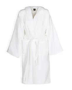 SOLO SOPRANI - Accappatoio unisex con cappuccio bianco