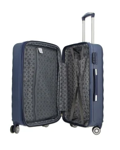 SOLO SOPRANI - TROLLEY BLU ABS CON 4 RUOTE DOPPIE
