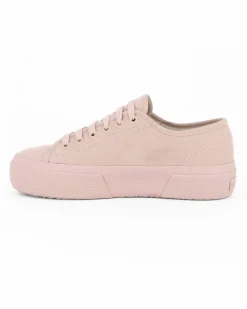 SUPERGA - SCARPA 3790 PLATFORM IN CAMOSCIO ROSA DA DONNA