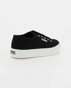 SUPERGA - Sneakers da donna nera con suola alta - 2730 COTU