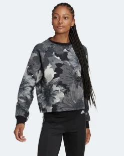 SWEAT AOP SWT BLACK-MULTI
