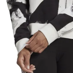 SWEAT C/CAPP.AOP HD SWT BLACK-BLACK