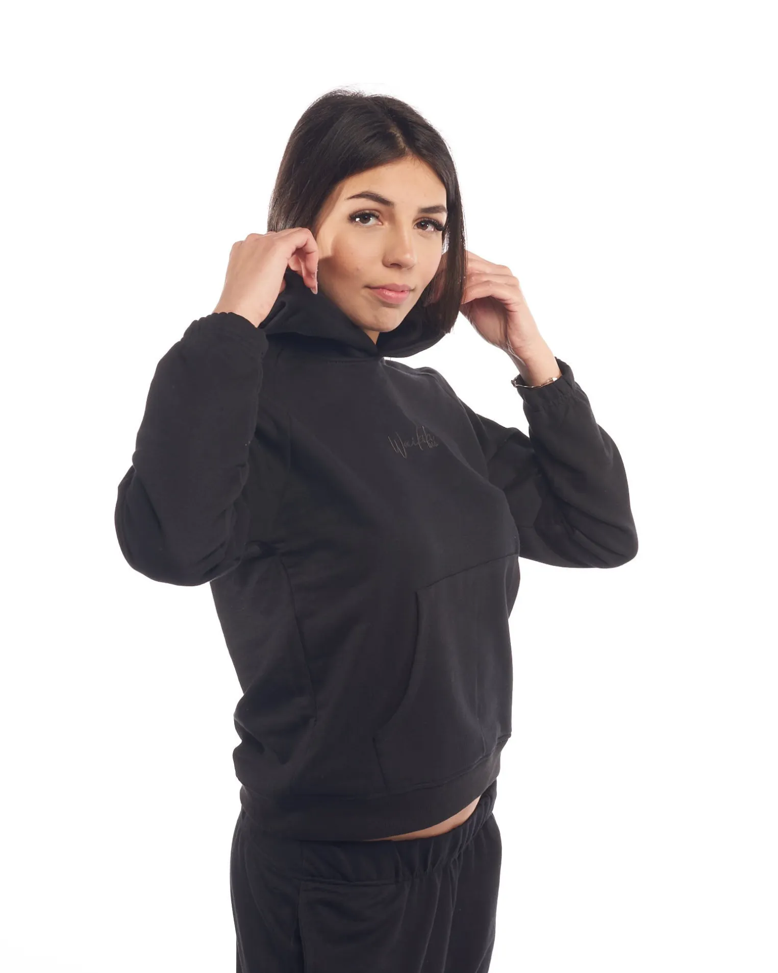 SWEAT C/CAPP.BUCANEVE BLACK
