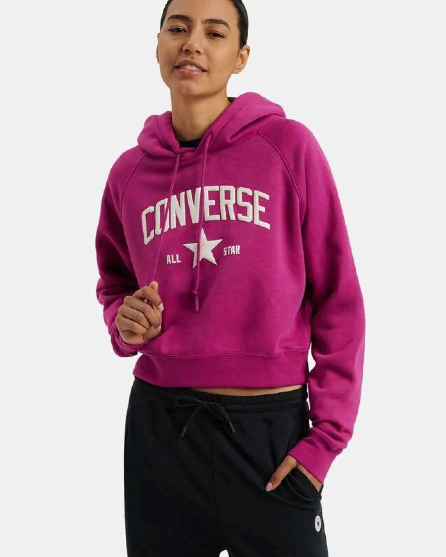 SWEAT C/CAPP.CONVERSE HD QUANTUM VIOLET