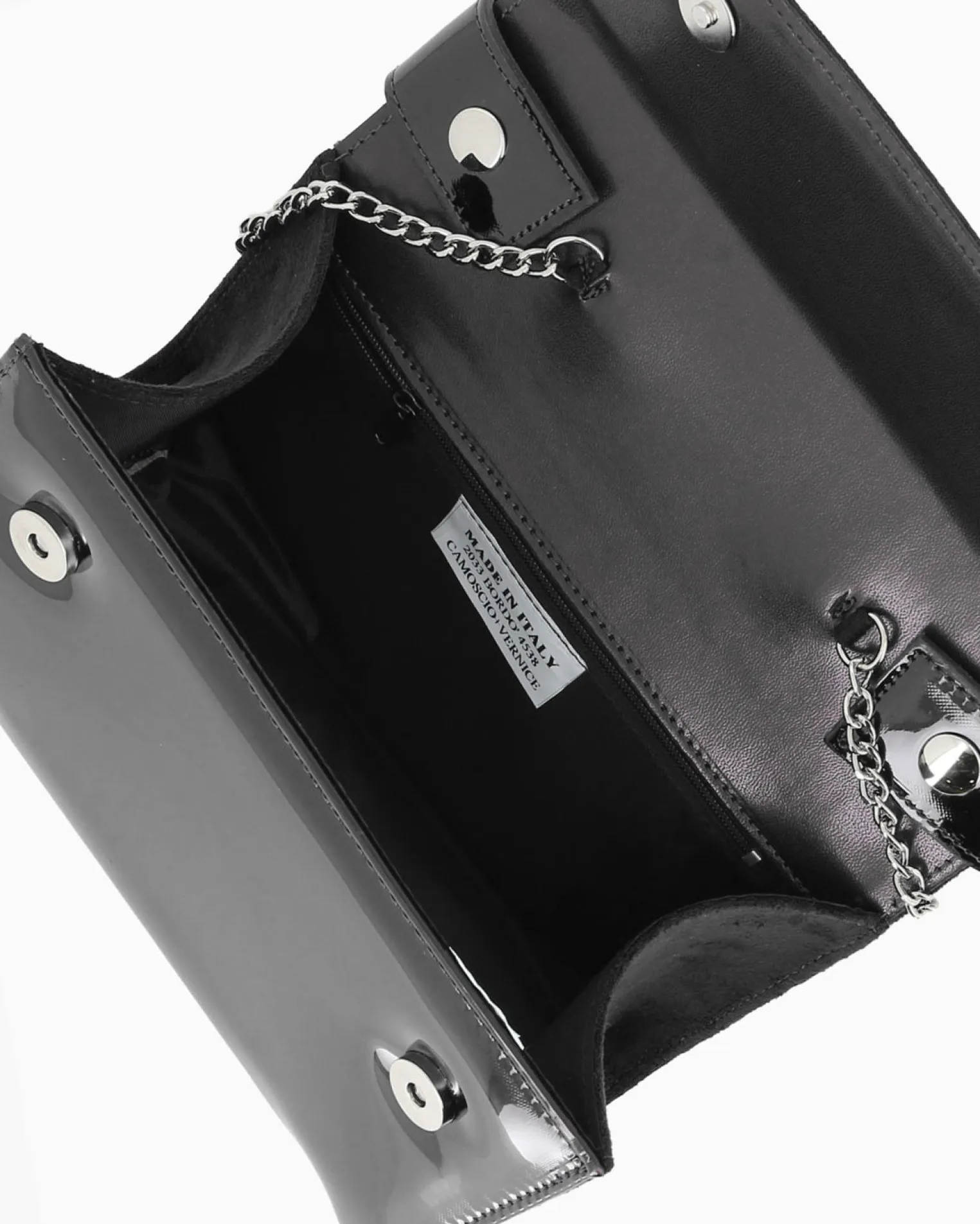 TATOO - MINIBAG NERA SCAMOSCIATA UN MANICO - 2033