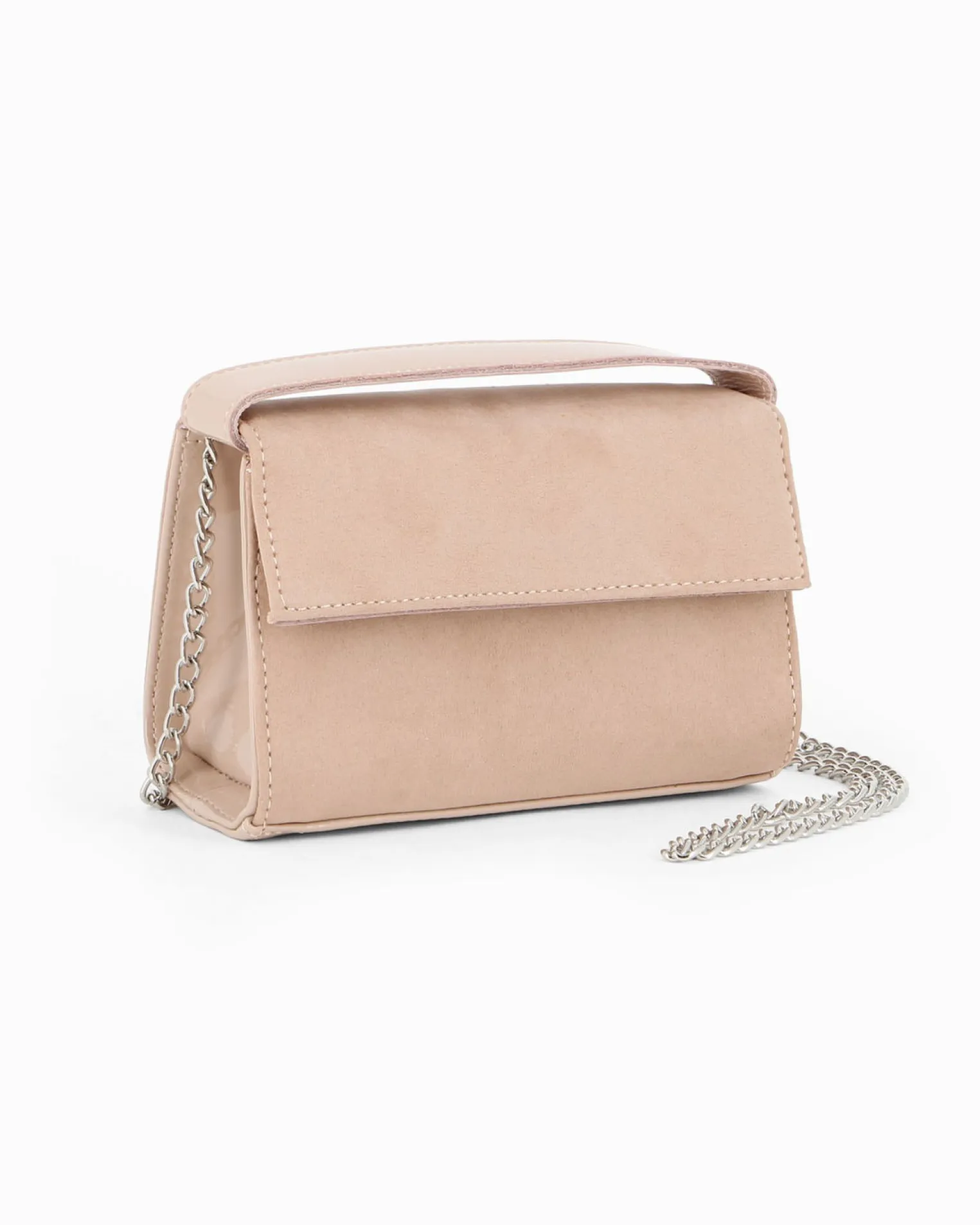 TATOO - MINIBAG NUDE IN CAMOSCIO UN MANICO - 2034