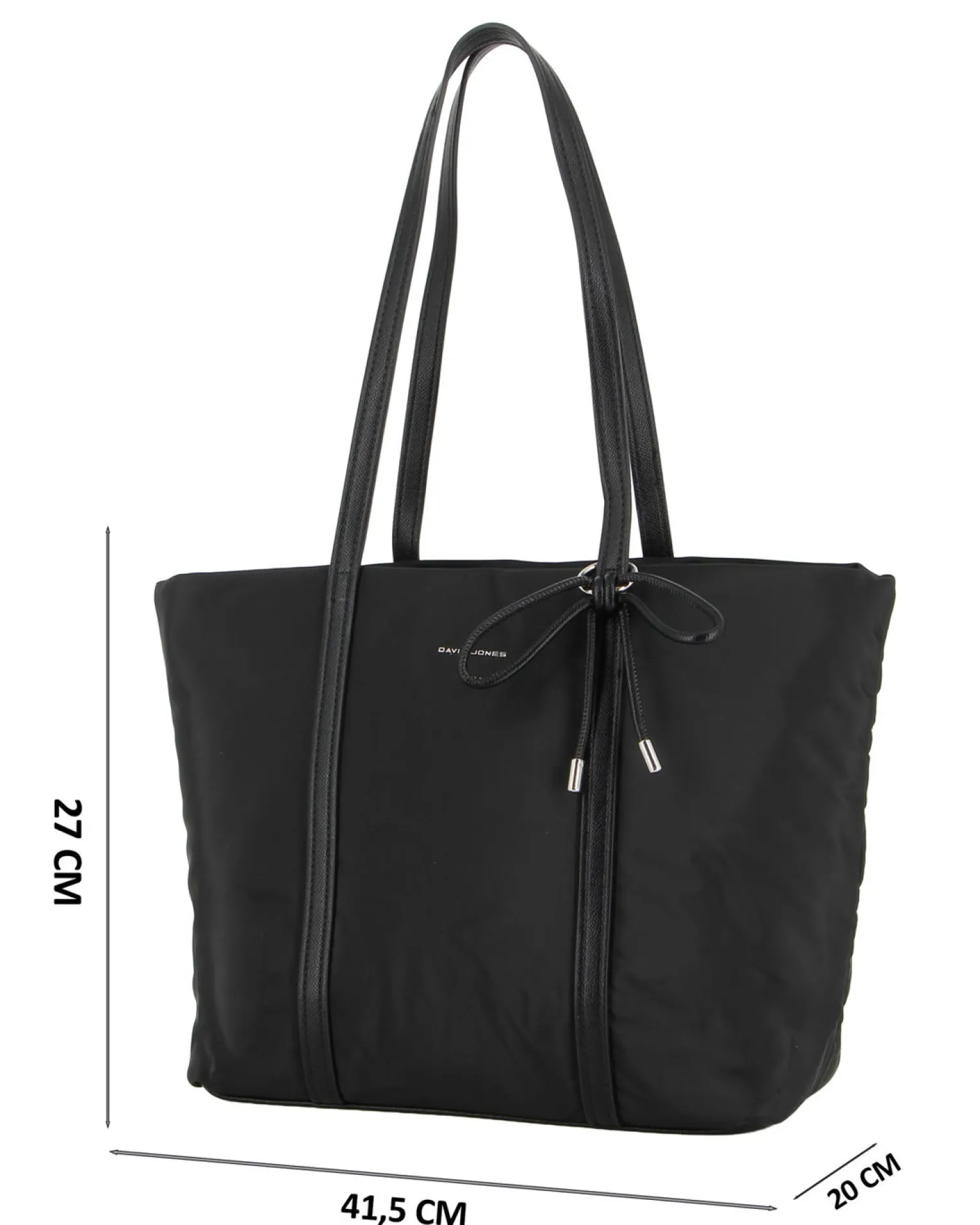 TOTE BAG 2MANICI C/FIOCCO FRONTALE