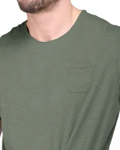 TSHIRT MANICA CORTA CON TASCHINO