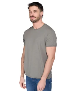 TSHIRT MANICA CORTA FIAMMATA 2 BOTTONI