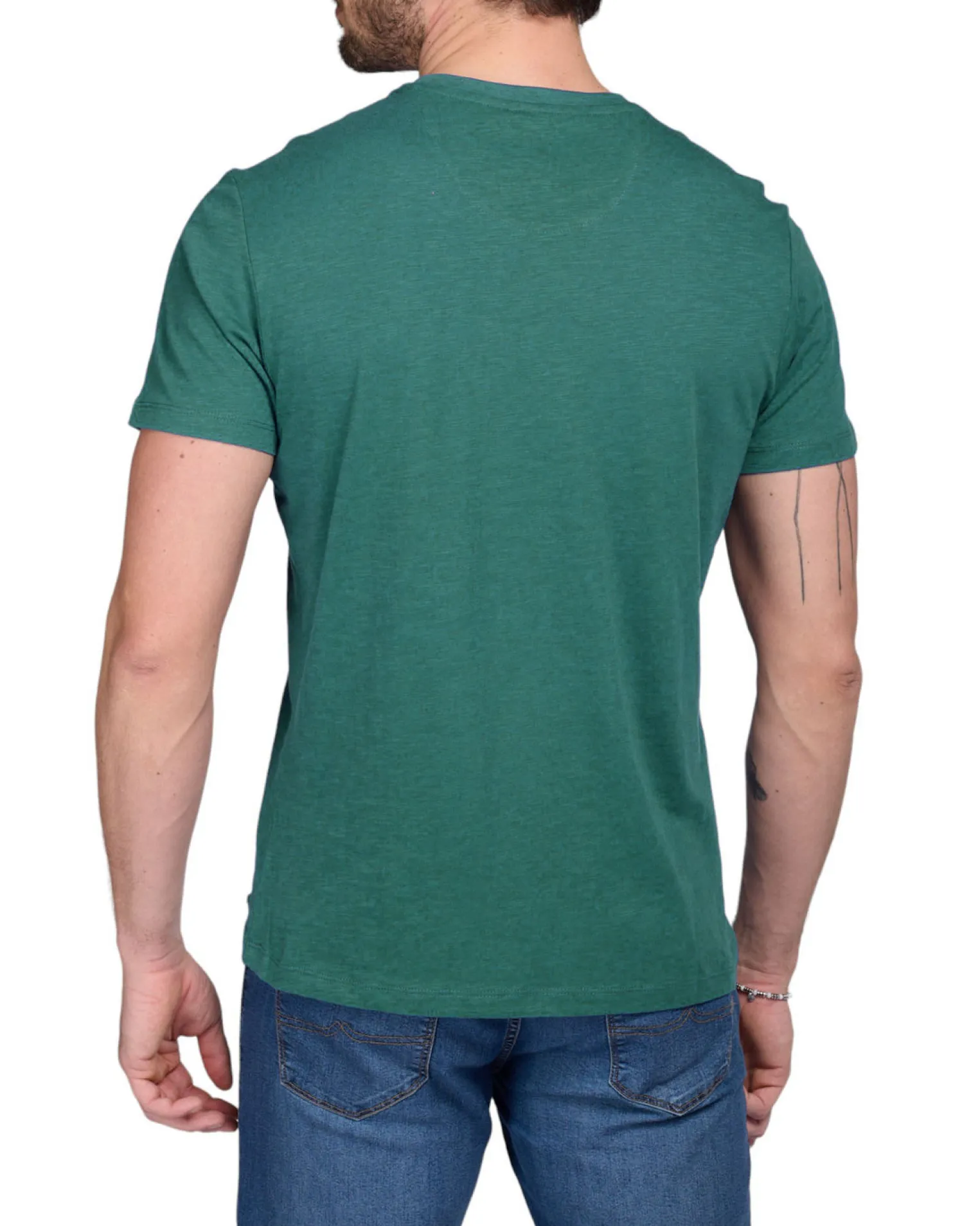 TSHIRT MANICA CORTA FIAMMATA C/TASCHINO