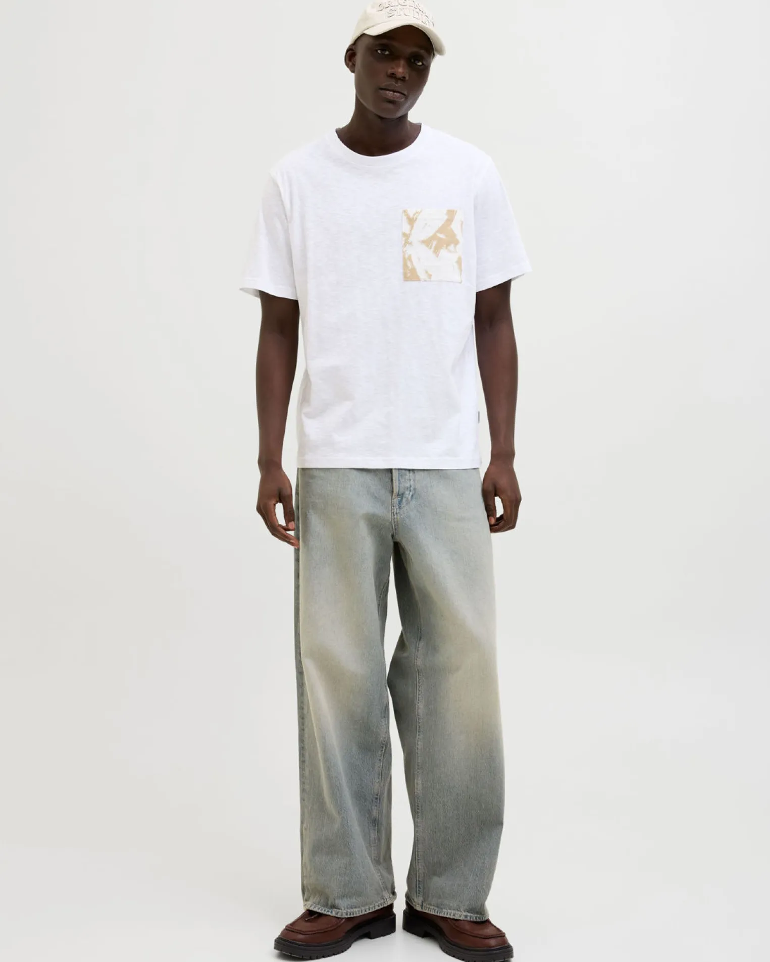 TSHIRT MANICA CORTA SPLIT AOP POCKET