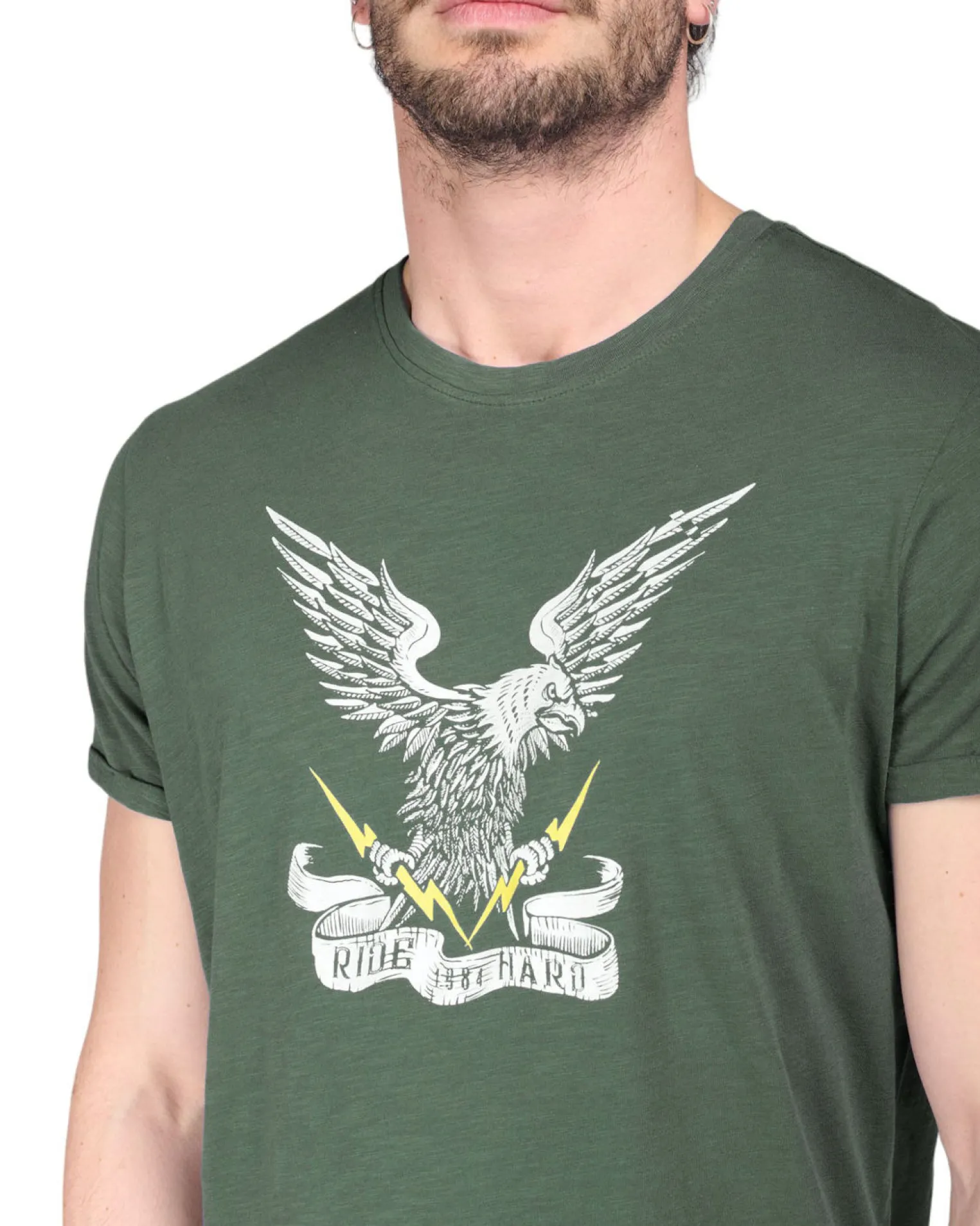 TSHIRT MANICA CORTA STAMPA AQUILA
