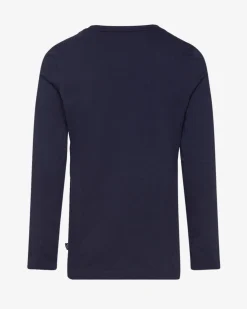 T-SHIRT ML ESS NO. 1 LOGO LS TEE NAVY