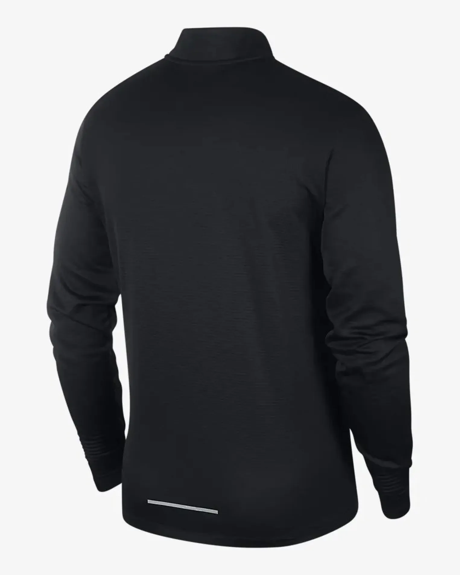 T-SHIRT ML 1/2 ZIP PACER BLACK