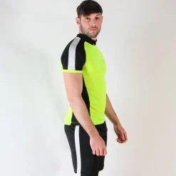 T-SHIRT MM BIKE YELLOW-BLACK-WHITE