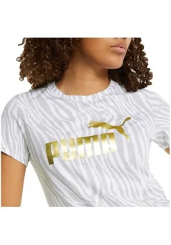 T-SHIRT MM ESS+TIGER AOP TEE WHITE