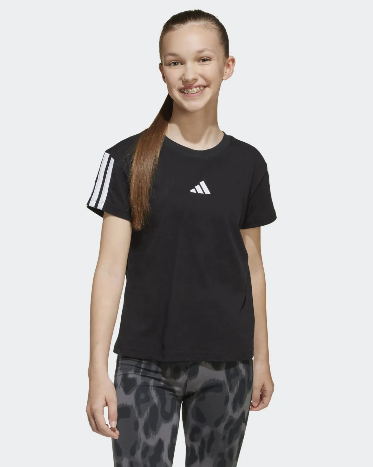 T-SHIRT MM 3S TEE 160 BLACK-WHITE
