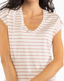 TSHIRT SMANICATA RIGATA