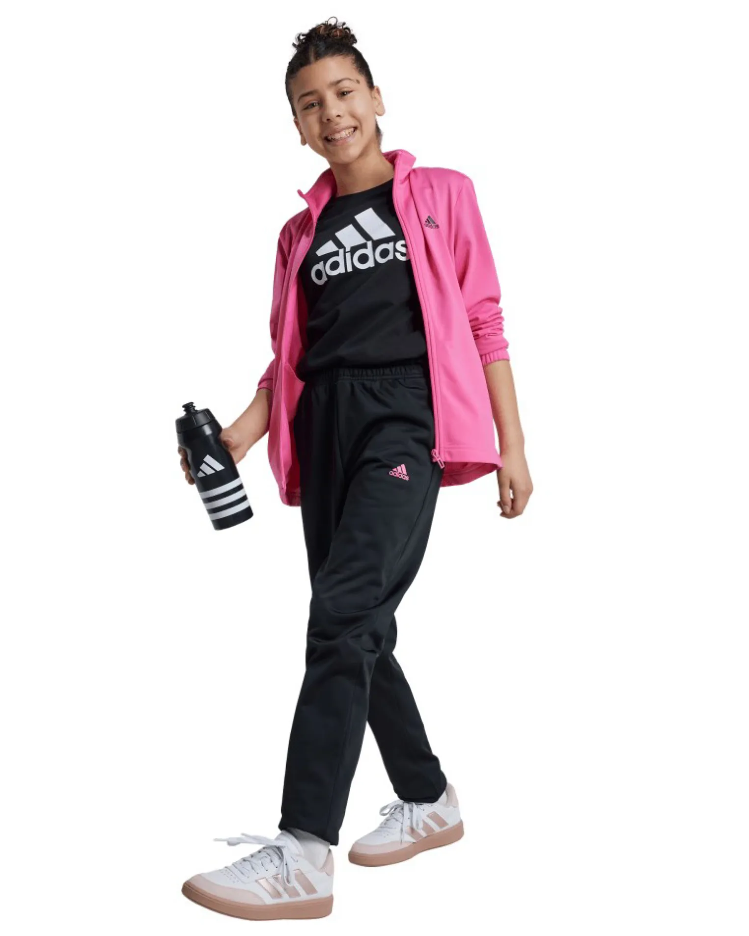 TUTA BL TS FUXIA-BLACK