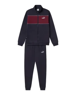 TUTA ESS SWEAT SUIT FZ FL NAVY-RUBY