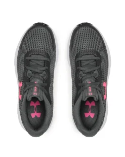 UNDER ARMOR - Scarpa da running donna grigia e rosa in mesh traspirante - SURGE 3