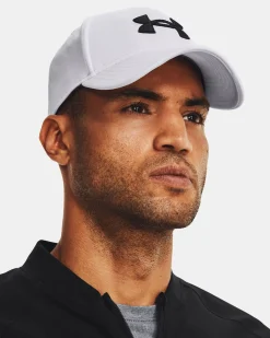 UNDER ARMOUR - CAPPELLO CON VISIERA BLITZING  BIANCO  DA UOMO, 1376700_0100