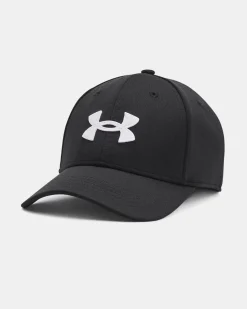 UNDER ARMOUR - CAPPELLO CON VISIERA BLITZING NERO DA UOMO, 1376700_0001
