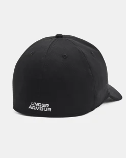 UNDER ARMOUR - CAPPELLO CON VISIERA BLITZING  NERO  DA UOMO, 1376700_0001