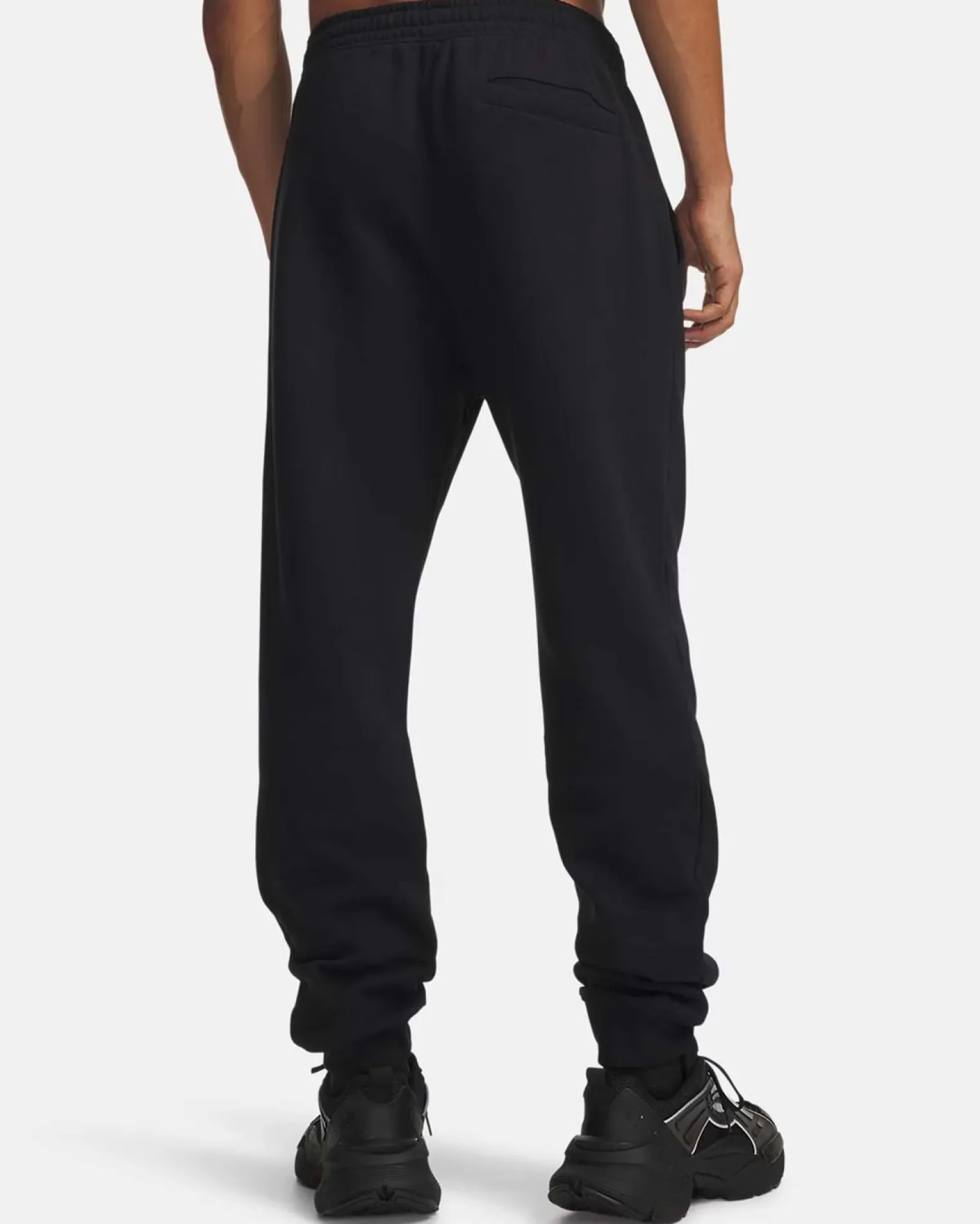 UNDER ARMOUR -PANTALONE TUTA RIVAL FLEECE PRO NERO DA UOMO, 6017021_0008