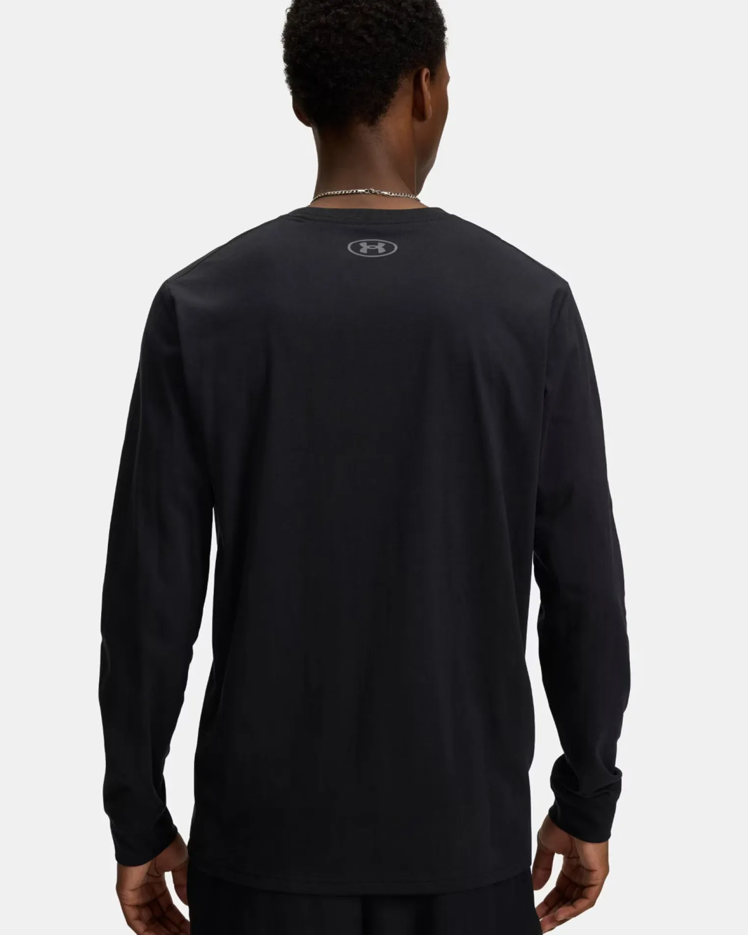 UNDER ARMOUR - T-SHIRT MANICA LUNGA SPORTSTYLE LEFT CHEST LS NERA DA UOMO, 1329585_0002