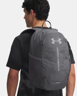 UNDER ARMOUR -ZAINO HUSTLE LITE BACKPACK GRIGIO, 6000399_0025