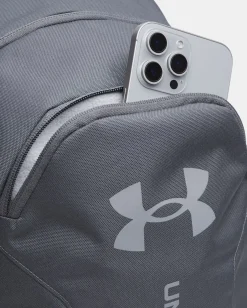 UNDER ARMOUR -ZAINO HUSTLE LITE BACKPACK GRIGIO, 6000399_0025