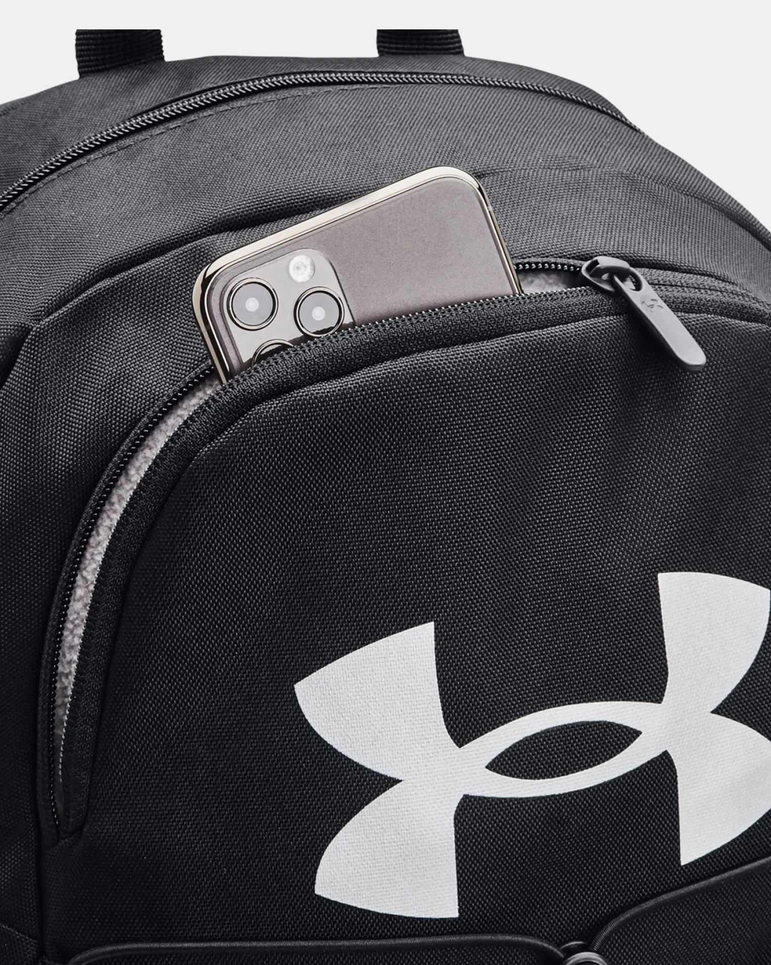 UNDER ARMOUR - Zaino nero idrorepellente con scomparto per laptop