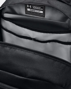UNDER ARMOUR - Zaino nero idrorepellente con scomparto per laptop