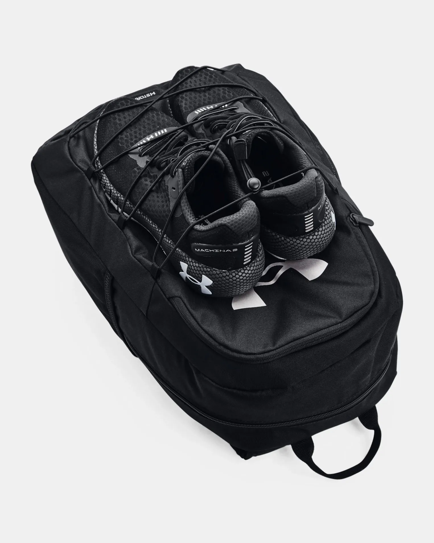 UNDER ARMOUR - Zaino nero idrorepellente con scomparto per laptop