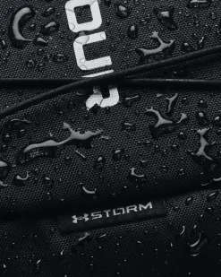 UNDER ARMOUR - Zaino nero idrorepellente con scomparto per laptop