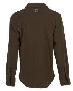 UNIVERS - Camicia in pile verde