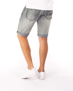 UOMO BERMUDA JEANS ROTTURE