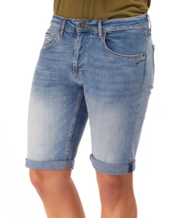 UOMO BERMUDA JEANS 5 TASCHE